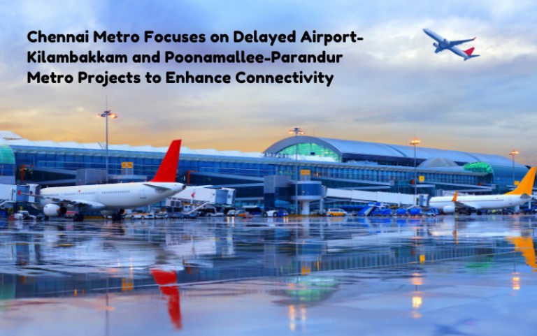 Chennai Metro Focuses on Delayed Airport-Kilambakkam and Poonamallee-Parandur Metro Projects to Enhance Connectivity