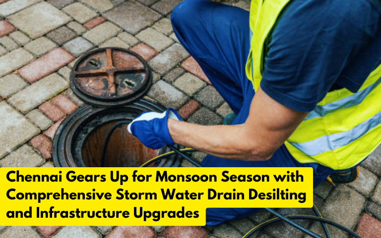 Chennai Gears Up for Monsoon Season with Comprehensive Storm Water Drain Desilting and Infrastructure Upgrades